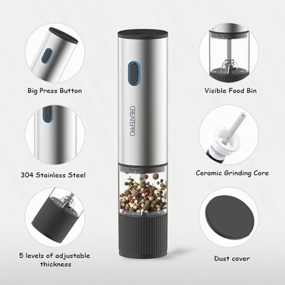 Rechargeable Salt and Pepper Grinder