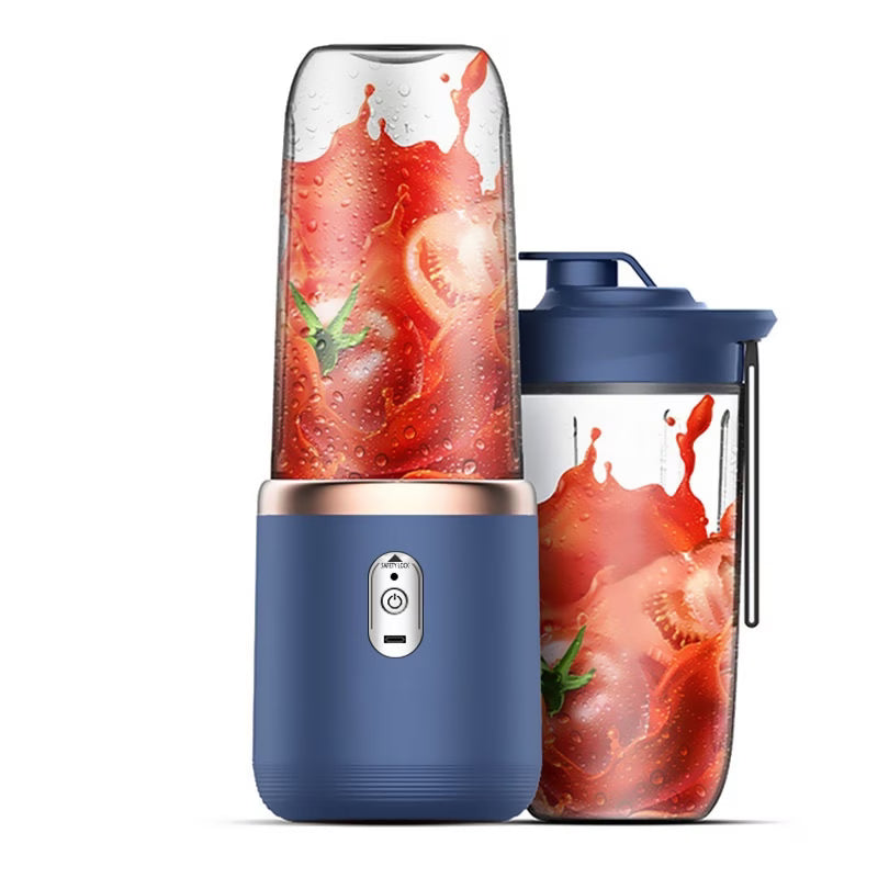 Portable 2-in-1 Blender & Juicer – USB Rechargeable