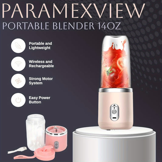 Portable 2-in-1 Blender & Juicer – USB Rechargeable